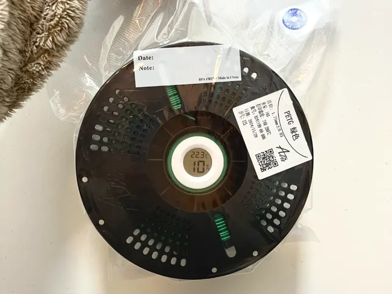 兰博料盘孔干燥盒搭配湿度计（52.8mm料盘孔版本）