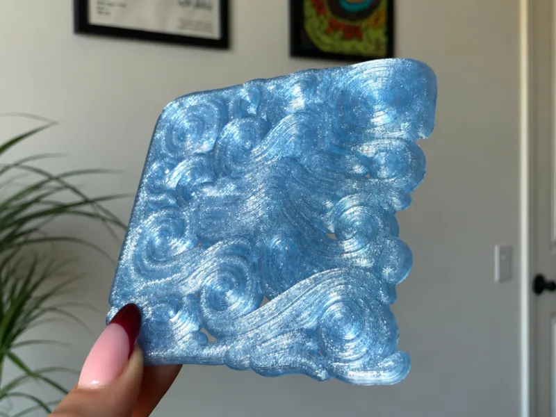 Abstract Coaster - Organic Drink Coaster