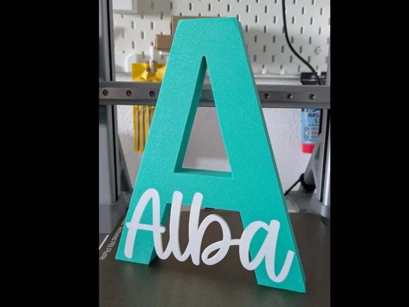 Letter A - Alba
