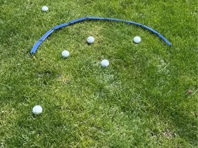 Golf target rings. Foldable. Putting and chipping