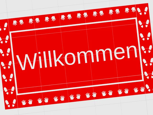 Wichtel Willkommensschild