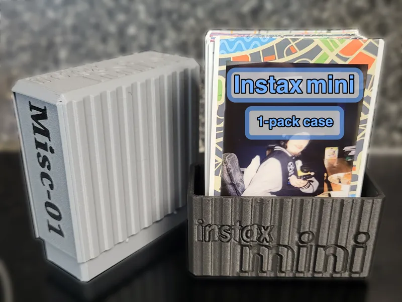 Instax MINI Display & Travel Case (1-Pack version)