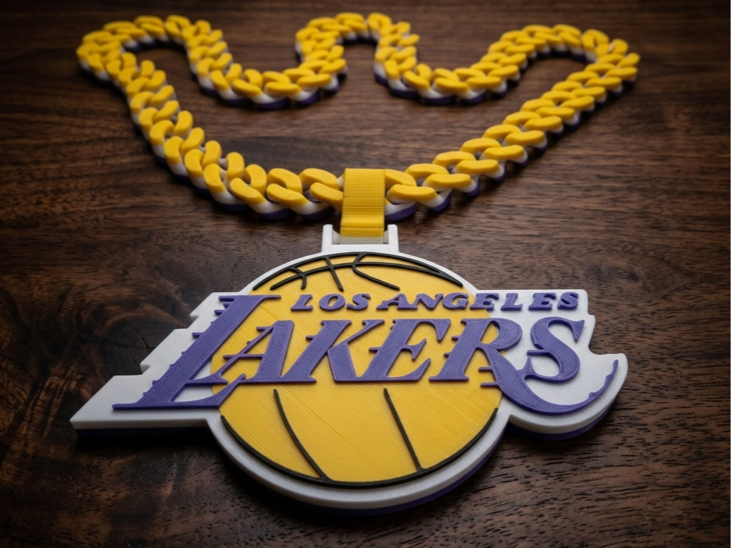 Los Angeles Lakers Cuban Style Hype Chain