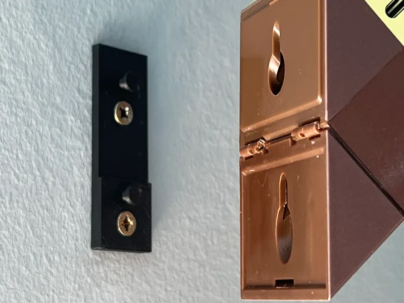 Wall Mounting Bracket for Minecraft Torch