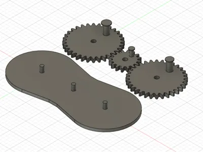 gear fidget ( 2:1 ratio )