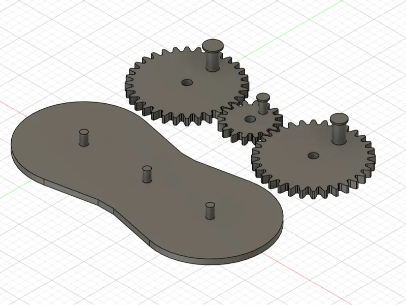gear fidget ( 2:1 ratio )