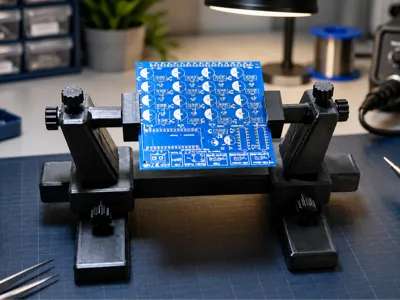 PCB Holder for Soldering – 360° Rotatable
