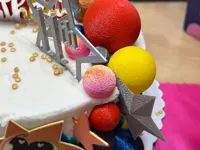 Boules déco pour gâteau d'anniversaire enfant — photo 2