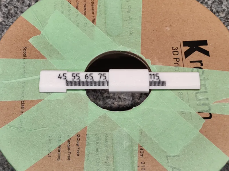 Cardboard Spool Caliper