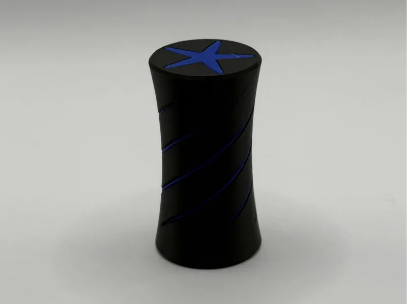 Cylinder Passthrough Fidget - star