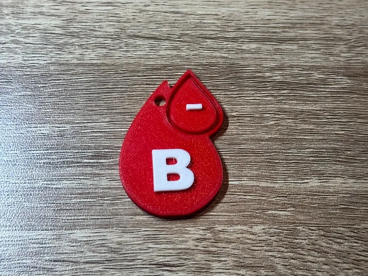 All Blood type/mark keychain