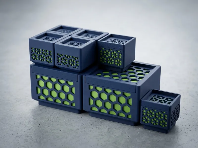 Parametric Modular Slide-Lid Storage System