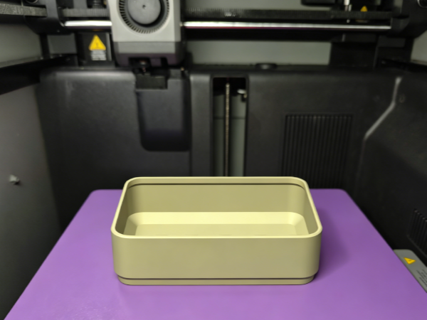 Miniatura 3 do modelo 3D 方形收纳箱带盖(Square storage box with lid)