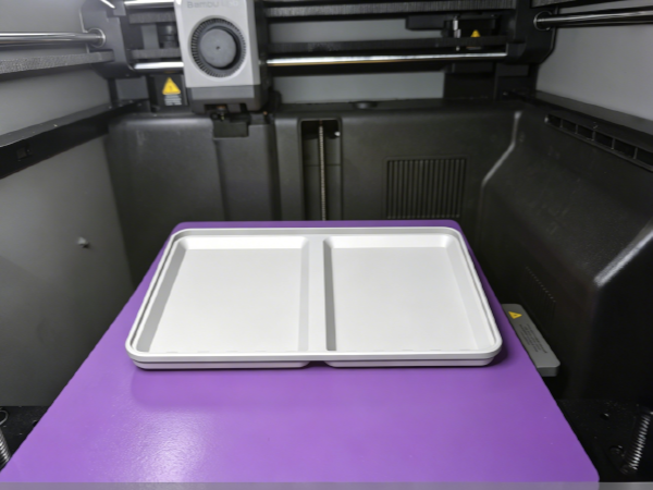 Miniatura 4 do modelo 3D 方形收纳箱带盖(Square storage box with lid)