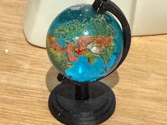 marble globe stand