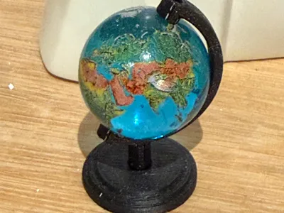 marble globe stand