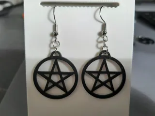 Pentacle/ Pentagramm Earring