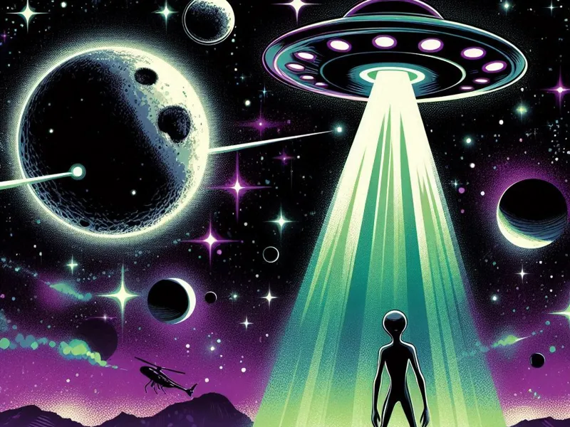 Alien UFO Hueforge