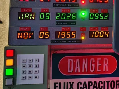BTTF Time Circuit Clock
