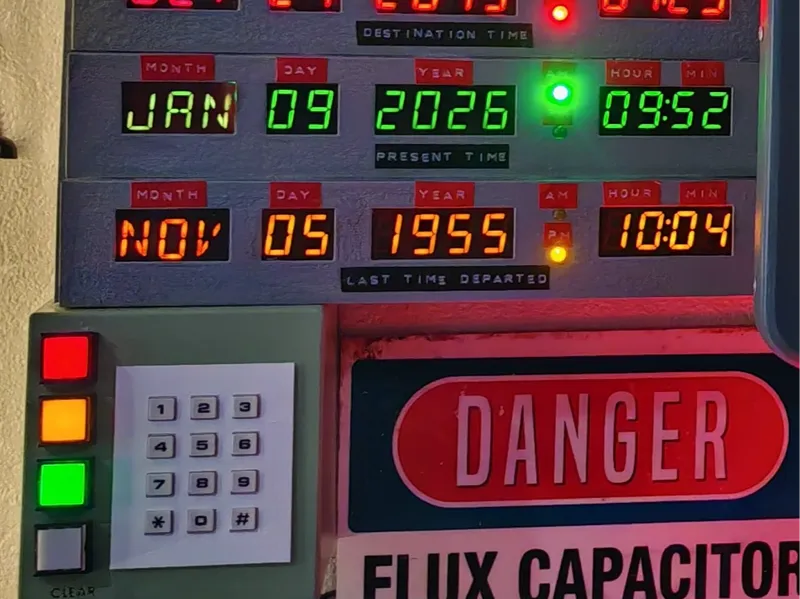 BTTF Time Circuit Clock