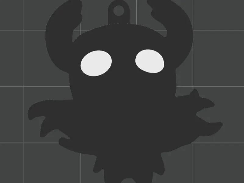 Simple Hollow-Knight Keychain