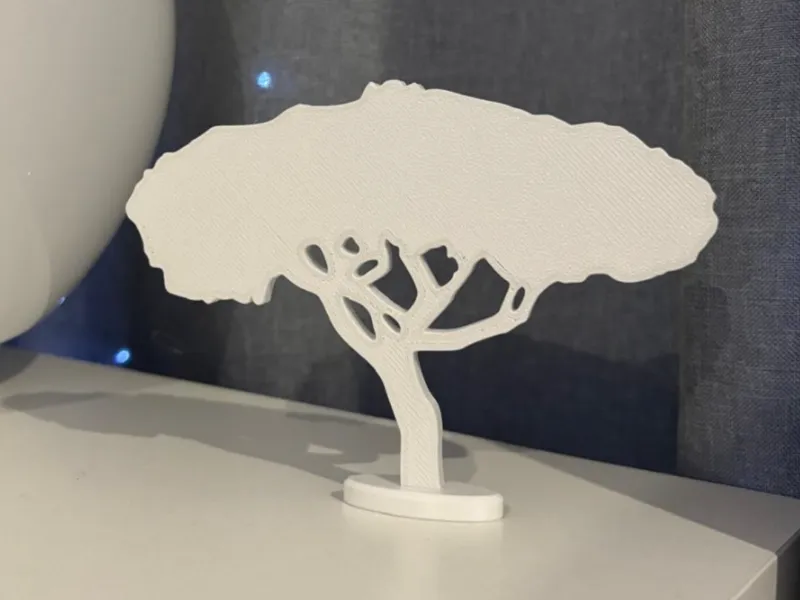 Tree pine standing
