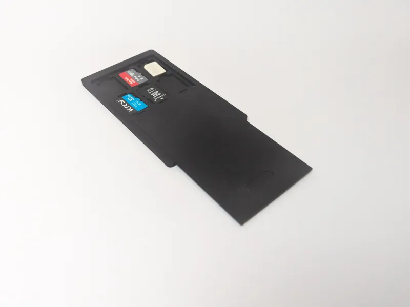 Micro SD Card Wallet credit card sized 