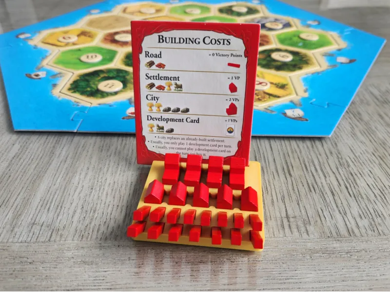 CATAN Piece Holder
