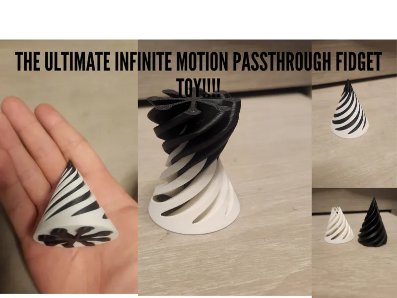 Passthrough fidget toy