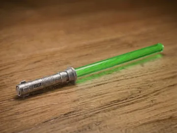 Modelo para impresión 3D: L E G O luke skywalker lightsaber HILT 1and3 color — vista de referencia 3