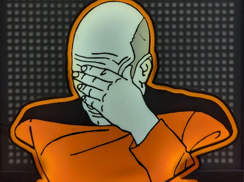 Star Trek TNG - Jean-Luc Picard facepalm lightbox