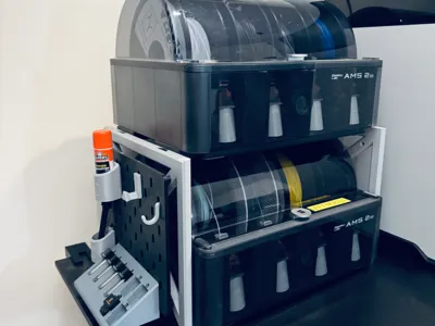 V2 Dual AMS 2 Pro Stacker - Works w/ Original AMS