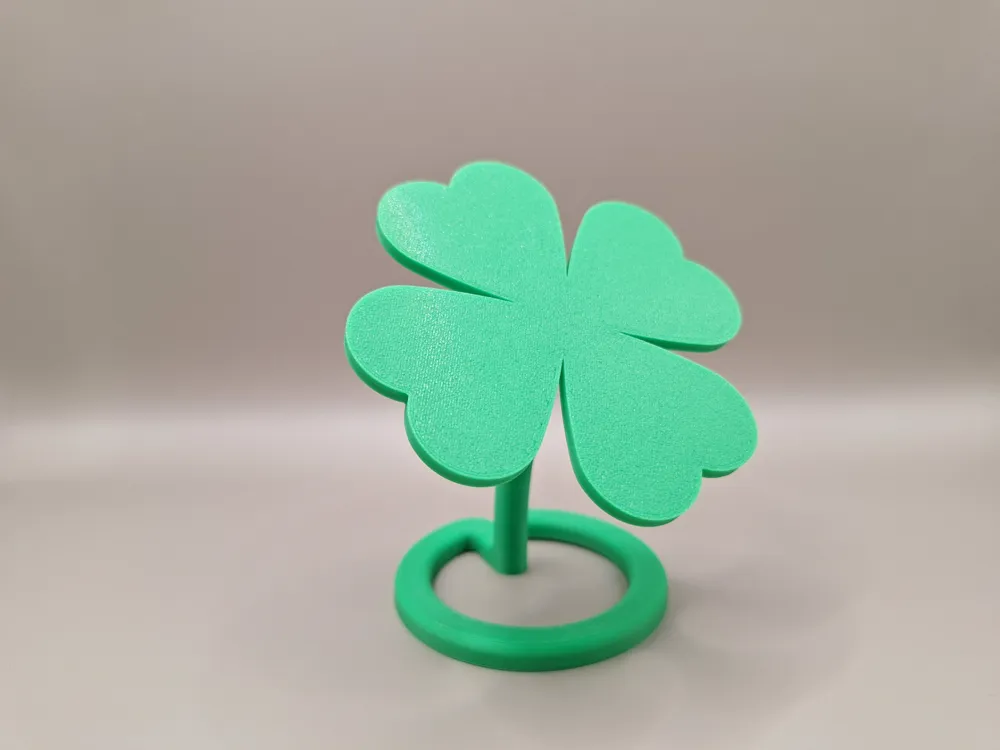Four-leaf clover - Free 3D Print Model - MakerWorld