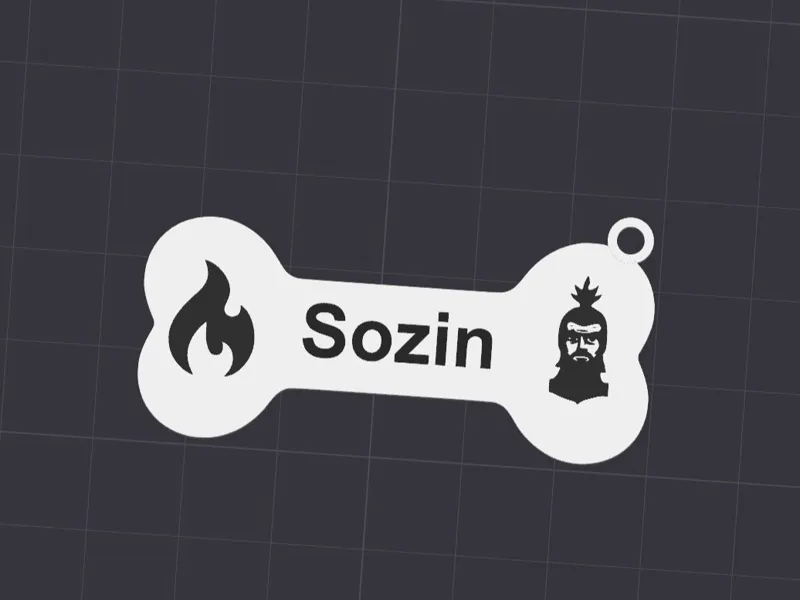 Sozin Keychain