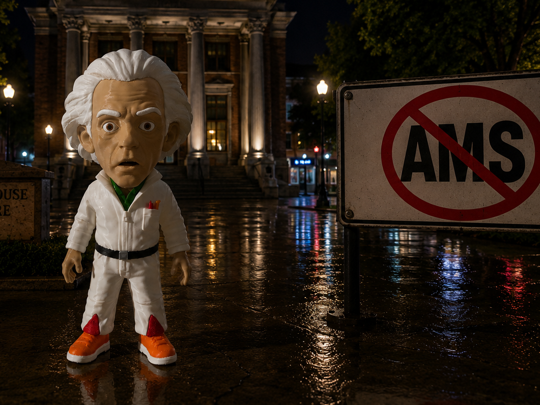 Doc Brown de Regreso al futuro