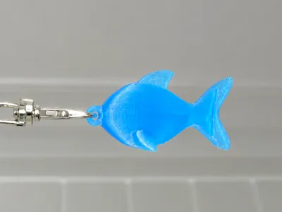 Fish Cute Keychain - minimalist charm