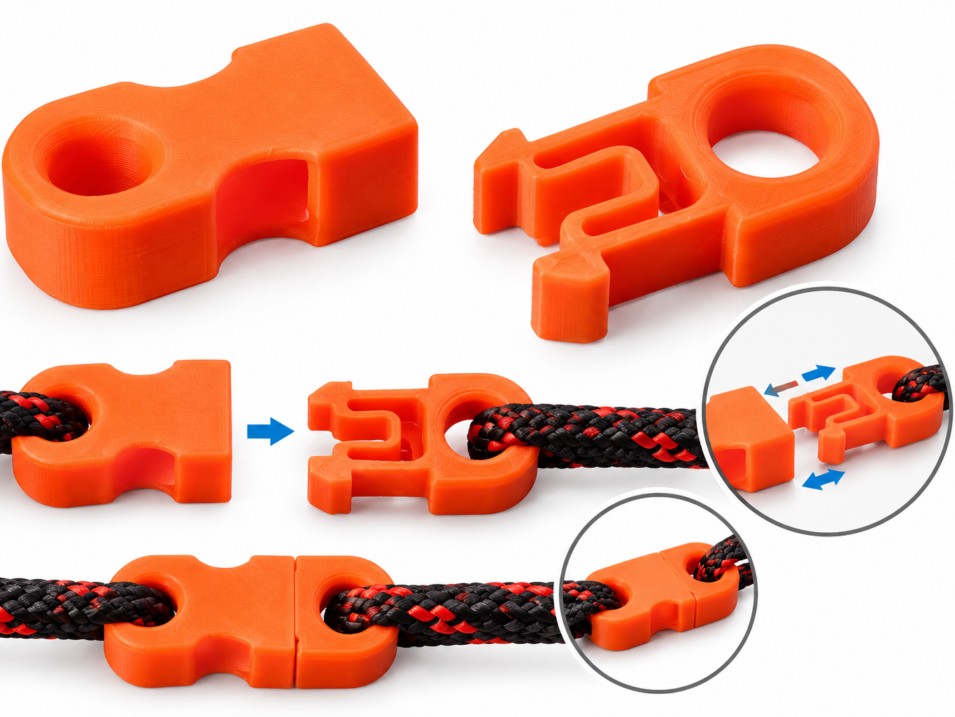Buckle Strap Clips - 1