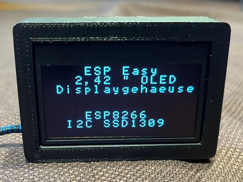 ESP Easy OLED 2,42" Displaygehäuse I2C