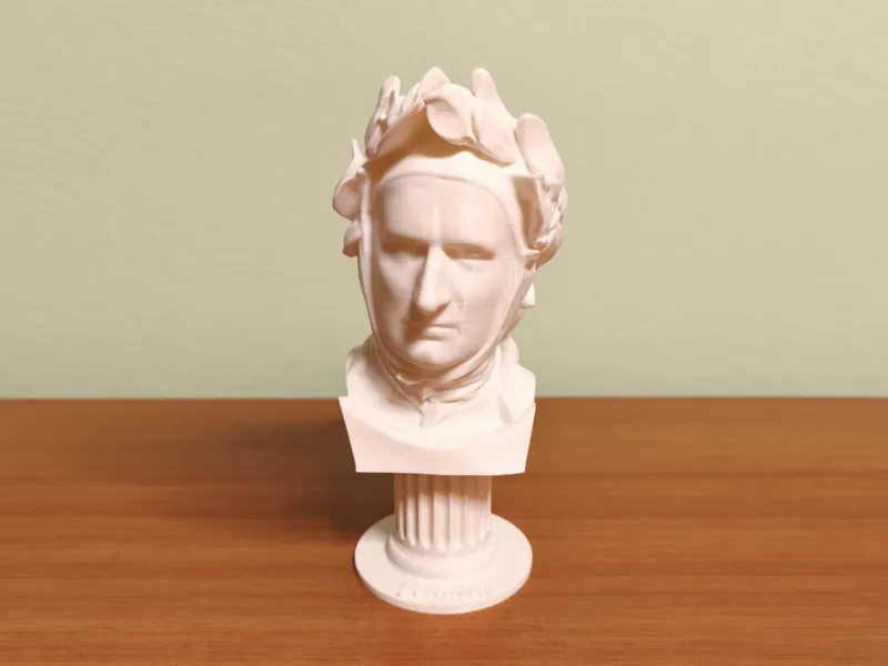 Scultura Statua Busto Petrarca