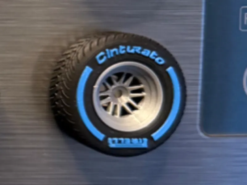 F1 Full Wet Tire Magnet old spec no AMS