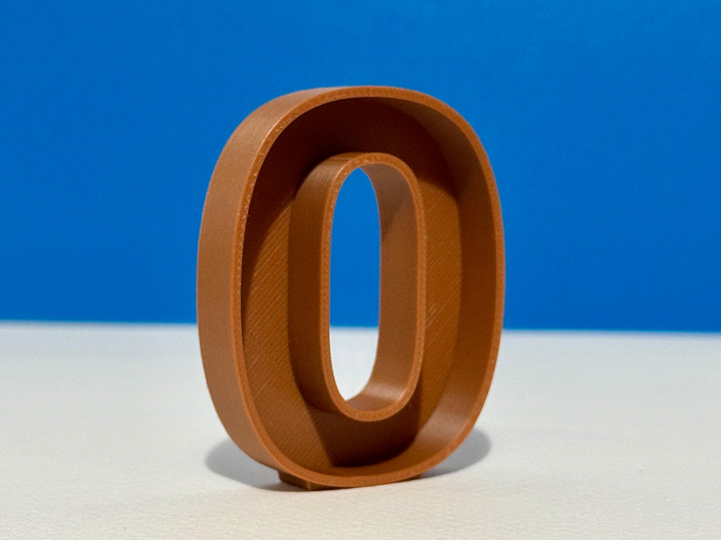 Number 0 for birthday or decoration 200mm x200 mm