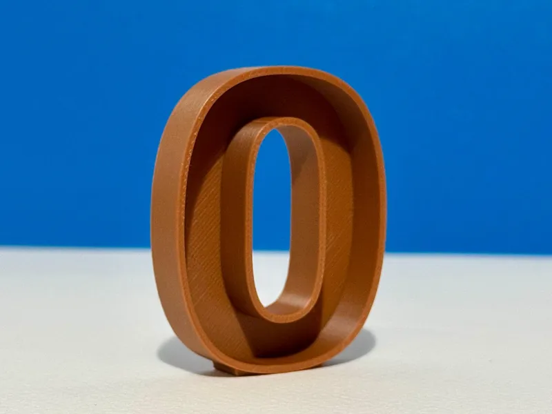 Number 0 for birthday or decoration 200mm x200 mm