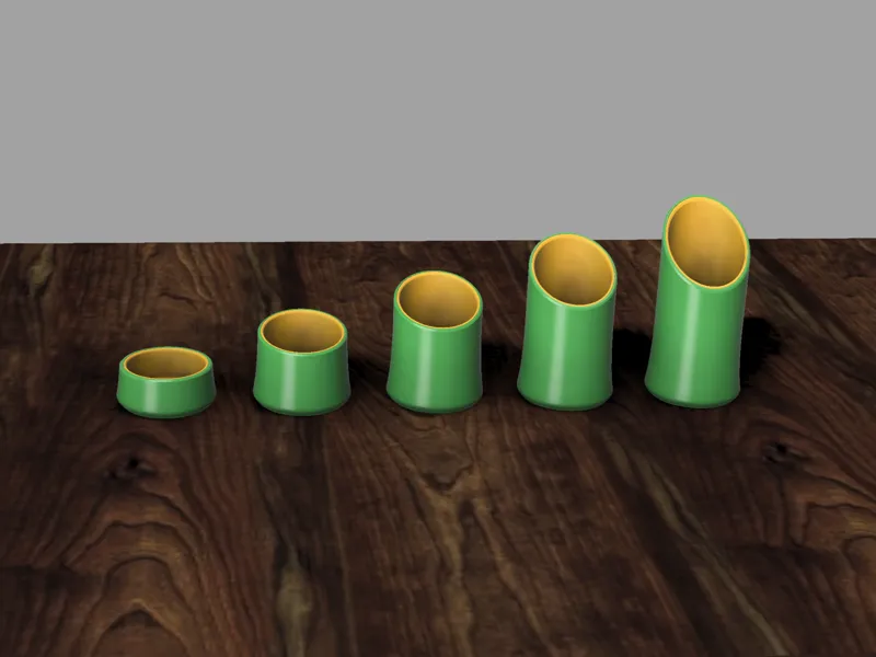 Bamboo Pen Holder multi size