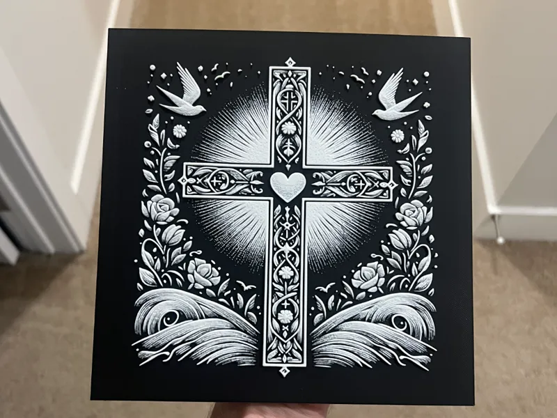 Cross Art Hueforge