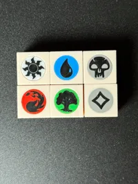 D6 with Mana Symbols - 0.2mm nozzle