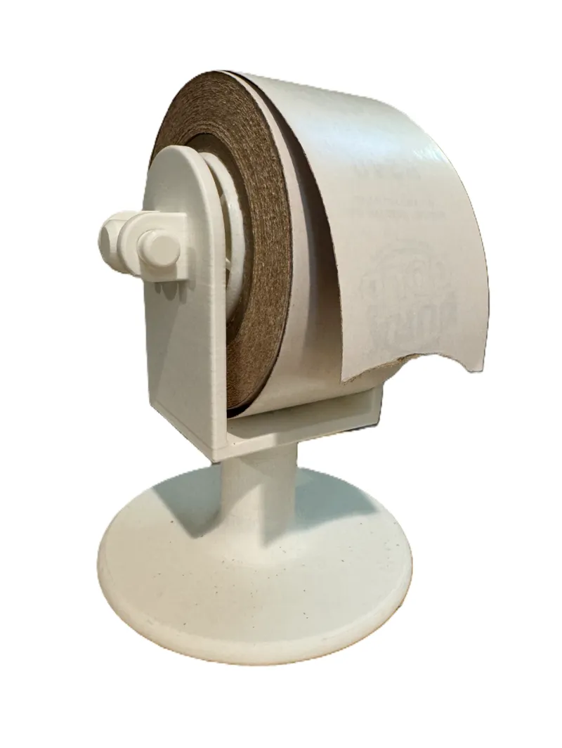 Sandpaper Roll Dispenser
