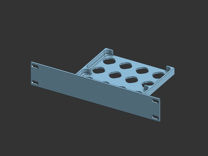 10-inch rack mount for 2x MOCA adapters