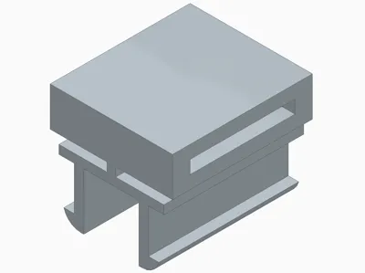 Sim Rig Velcro Cable Clip for Aluminum Profile