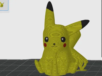 Pikachu Pokemon multicolor 