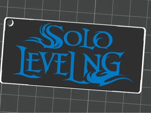 solo leveling logo keychain